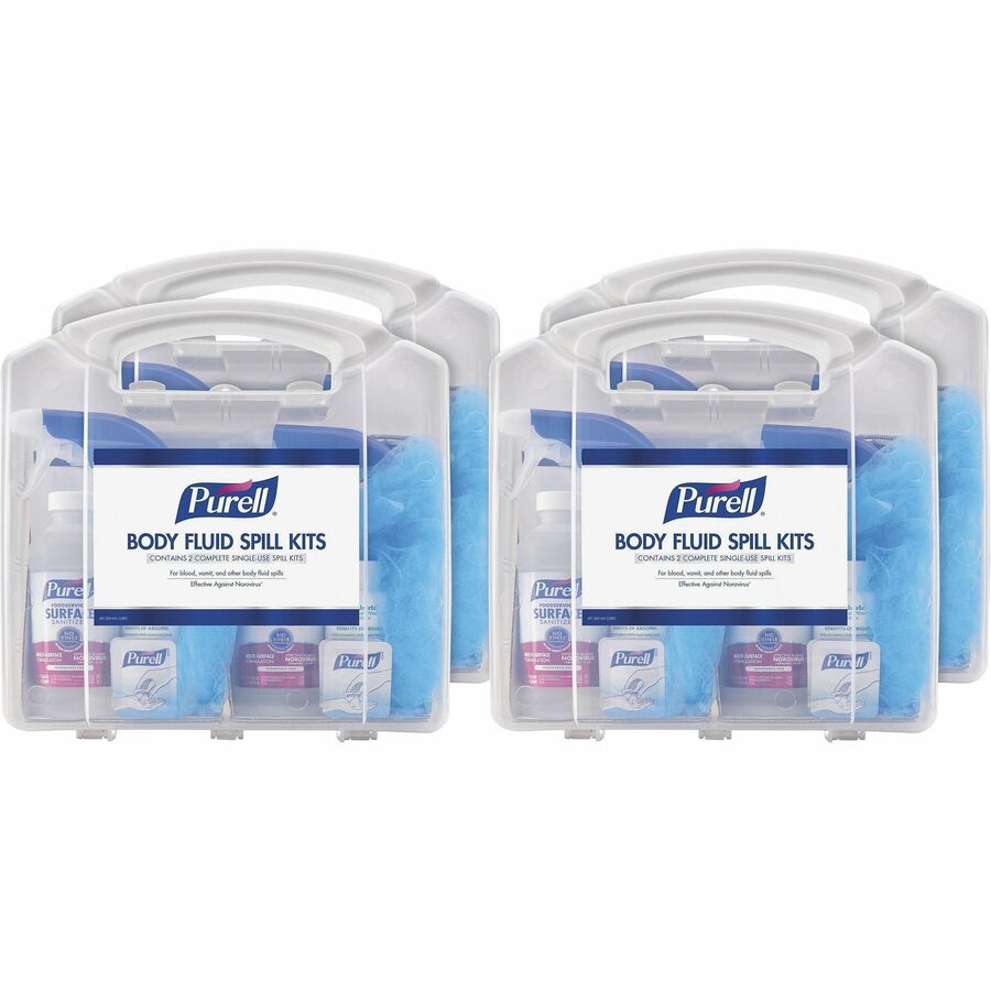 PURELL® Body Fluid Spill Kit - White, Clear - 8 / Carton