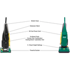 Bissell Commercial BGU1451T 13″ ProBag Upright Vacuum With Tools