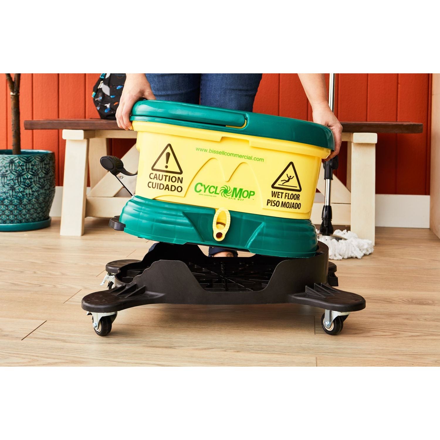 Bissell Commercial CM500D-GRN CycloMop Spin Mop System