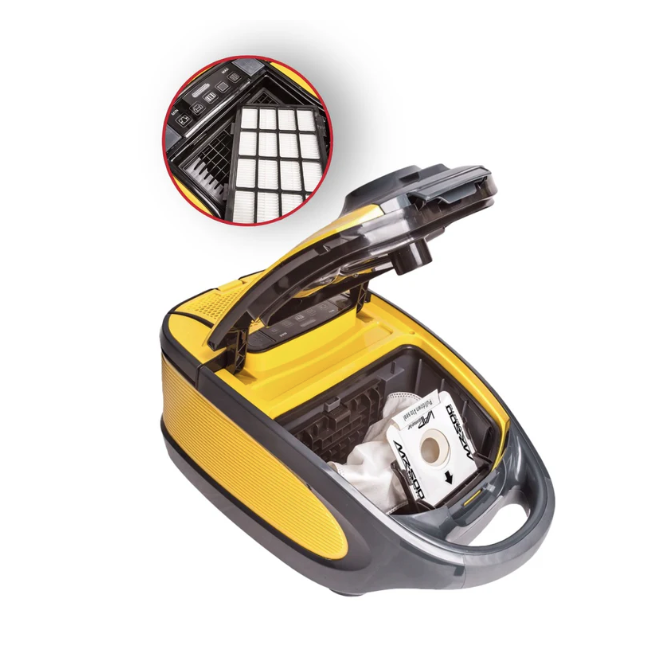 Vapamore MR-500 Vento Canister Vacuum – Multi-Surface System
