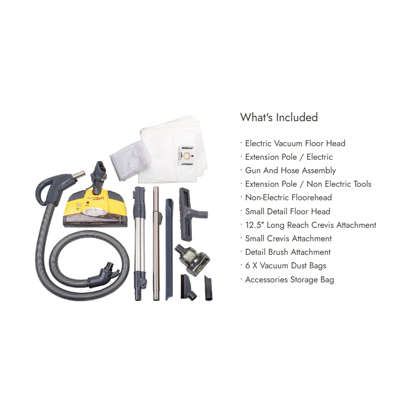 Vapamore MR-500 Vento Canister Vacuum – Multi-Surface System