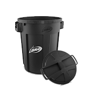 Libman 32-Gallon Commercial Trash Can Lid (Black)